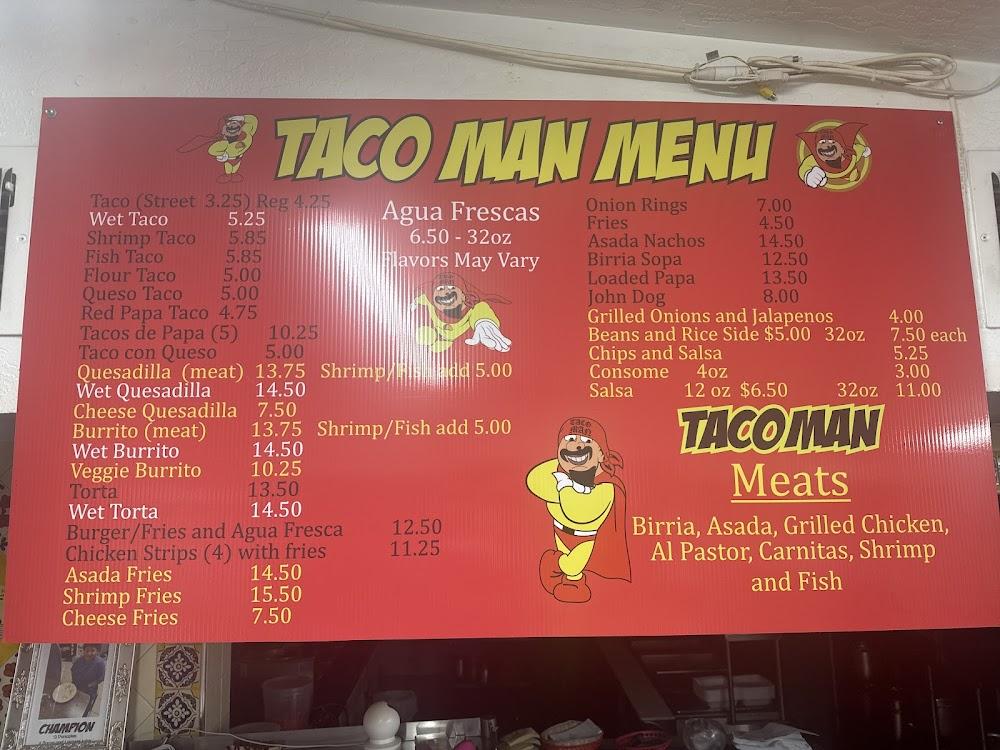 Taco Man Menu image 1